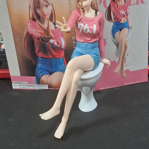 체인소맨 파워 피규어 약속 변기