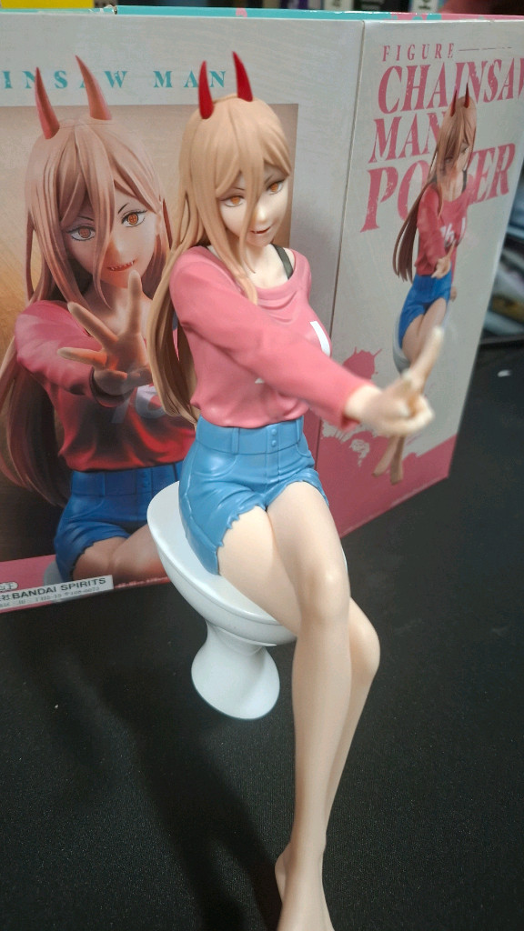 체인소맨 파워 피규어 약속 변기--3