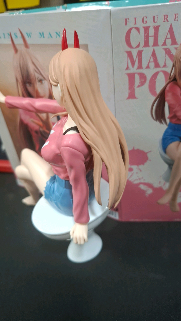 체인소맨 파워 피규어 약속 변기--5