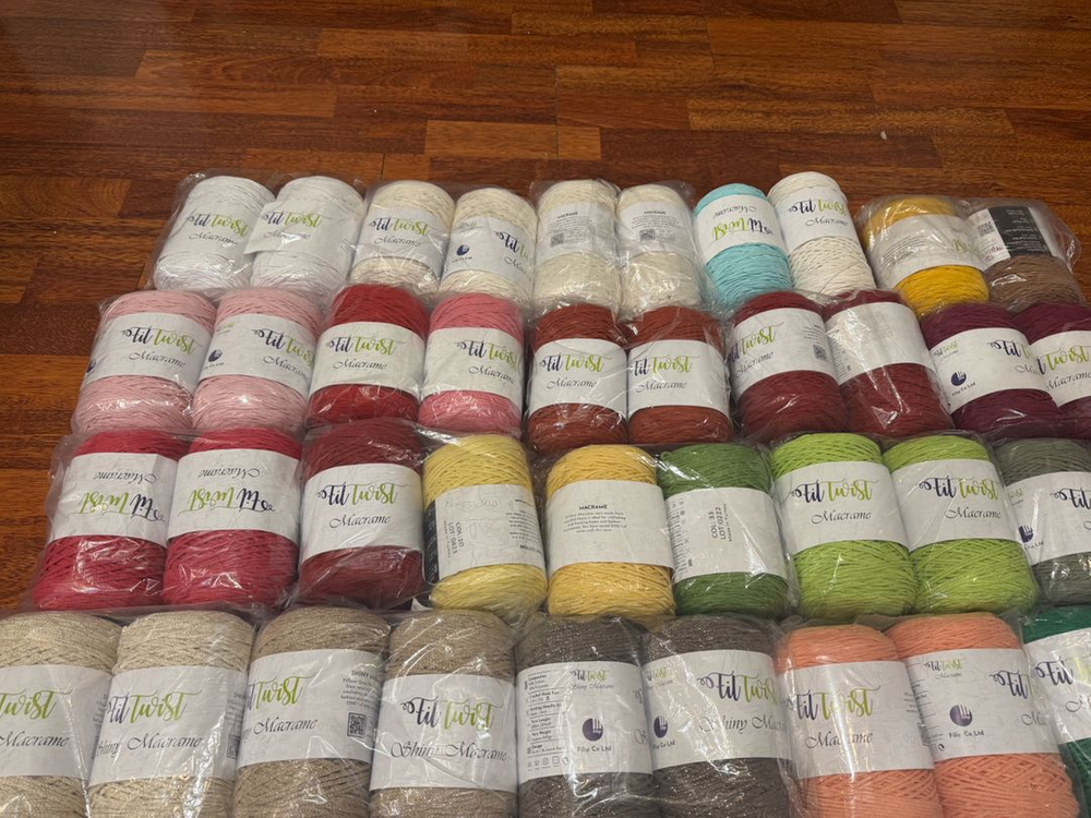 털실 뜨개실 필트위스트 마크라메 이미지