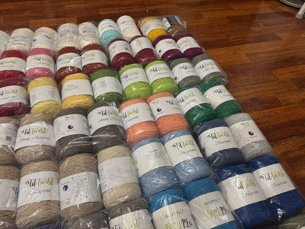 털실 뜨개실 필트위스트 마크라메 이미지