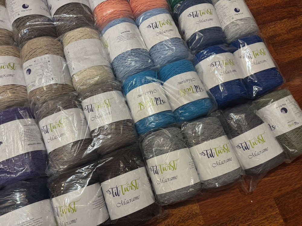 털실 뜨개실 필트위스트 마크라메 이미지