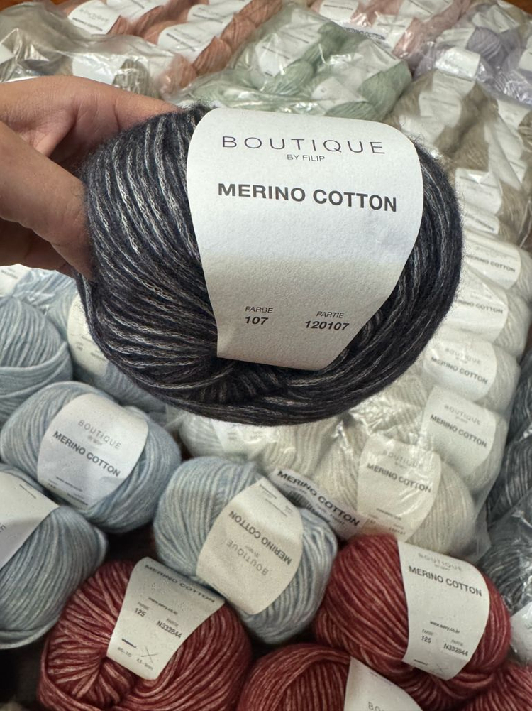 메리노코튼 뜨개 털실 이미지