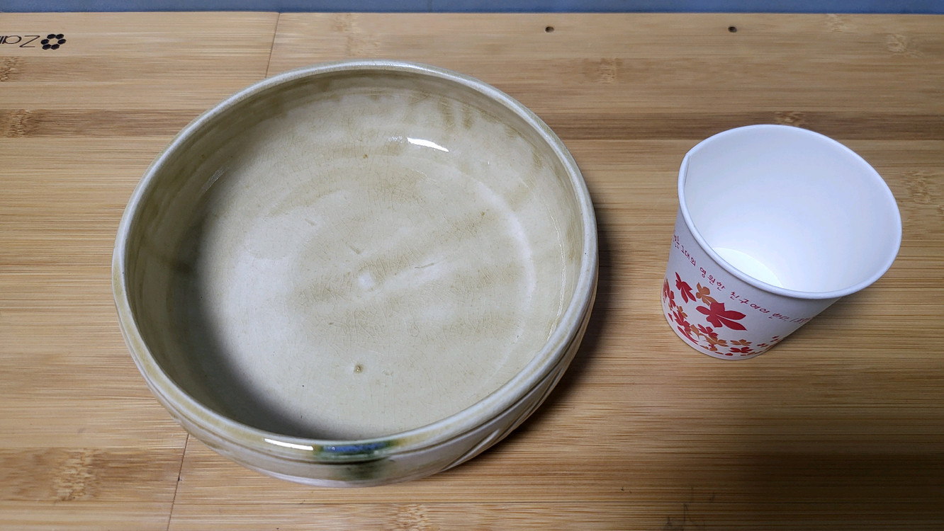 비정형 도자기 화병과 수반 2종 일괄, 인테리어 장식품--7