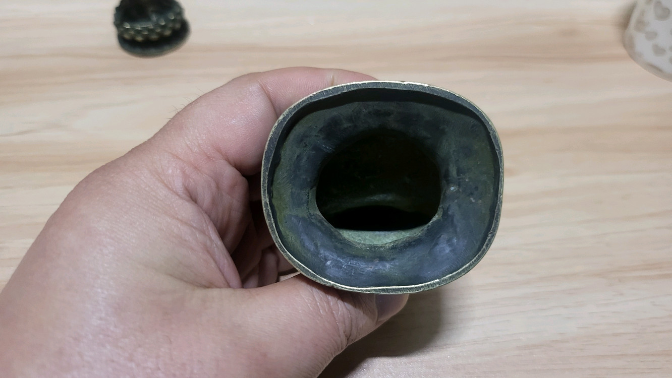 황동 불상 석가모니, 관세음보살 부처님 2점 일괄--4