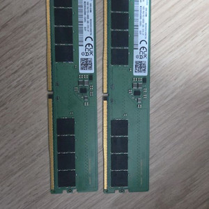 삼성 ddr5 4800mhz 16g x 2 총32기가 판매합니다.