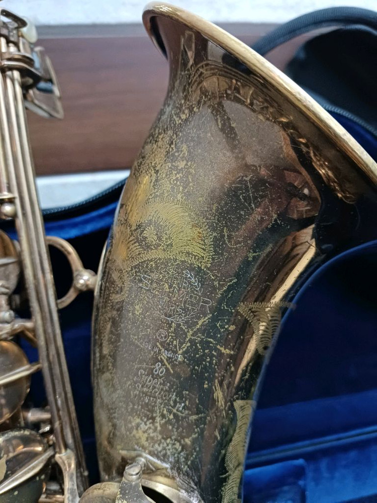 셀마 액션투 42만번대 테너 색소폰 이미지