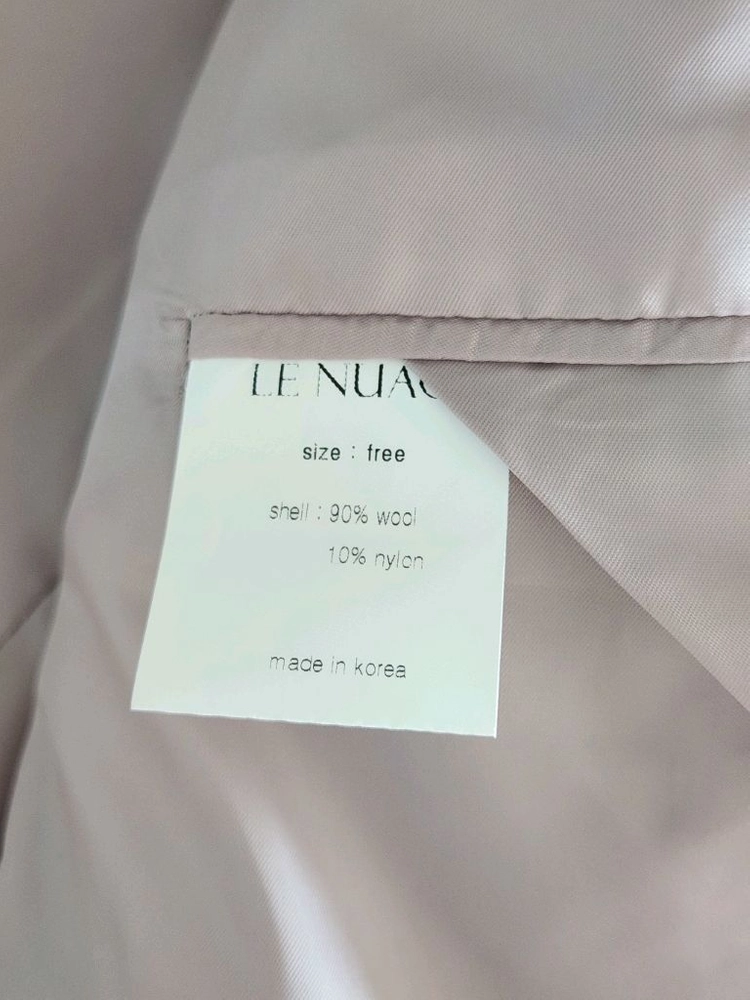 (새상품) 오버핏 박시한 울자켓 이미지