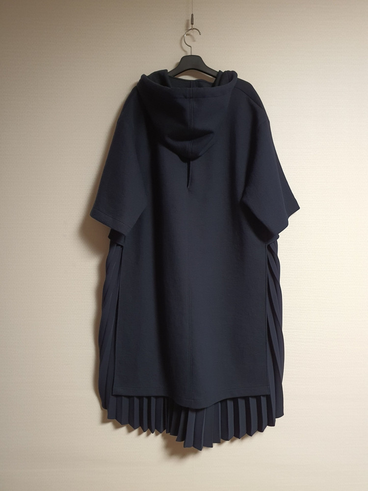 시스템 system 플리츠 디테일 후드 원피스 55~66 사이즈 이미지