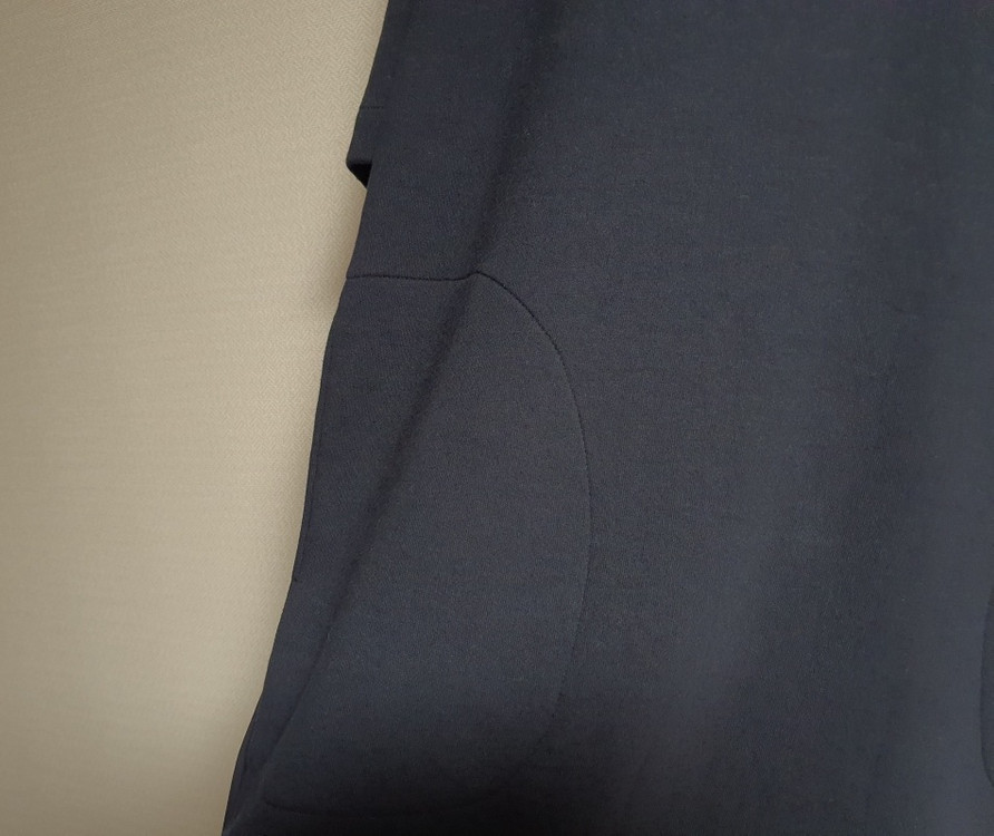 시스템 system 플리츠 디테일 후드 원피스 55~66 사이즈 이미지