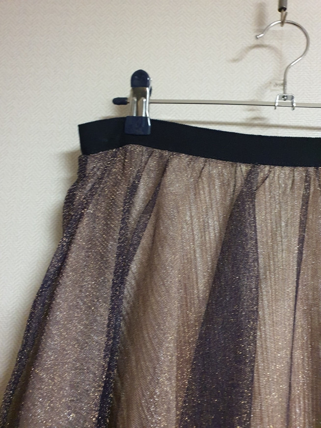 산드로 sandro 튤 레이어 스커트 55사이즈 정품--2