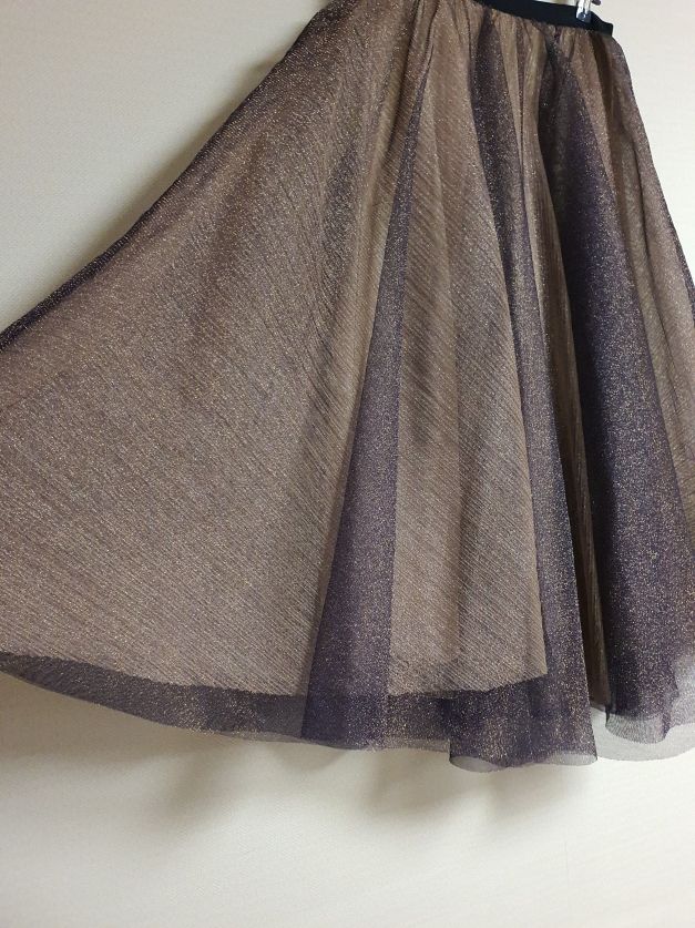 산드로 sandro 튤 레이어 스커트 55사이즈 정품--4