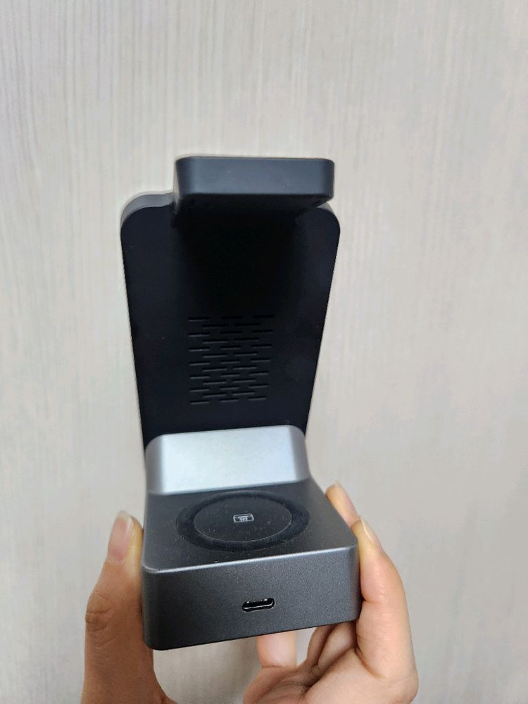 리큐엠 3in1 고속 무선 충전기 갤럭시워치 Q3100S 단품--3