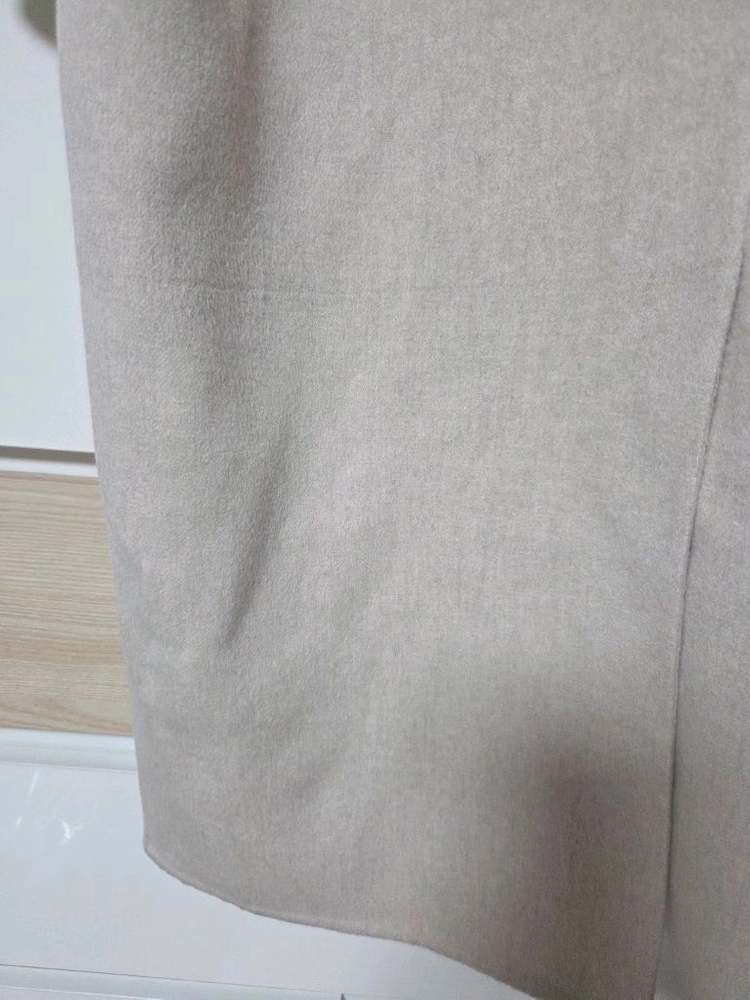 더캐시미어 캐시미어 블렌드 핸드메이드 코트 페일베이지 55 랑방 마인 타임 시스템 이미지