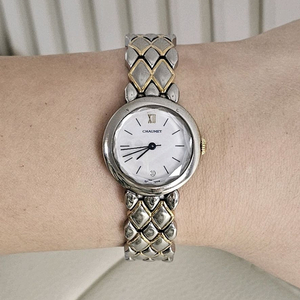 쇼메 Chaumet 여성 쿼츠 스틸 시계 여자 팔찌 드레스워치