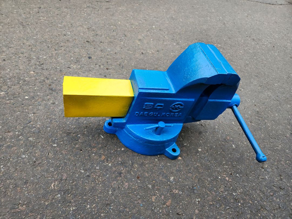 국산 용수 탁상바이스 5인치--3