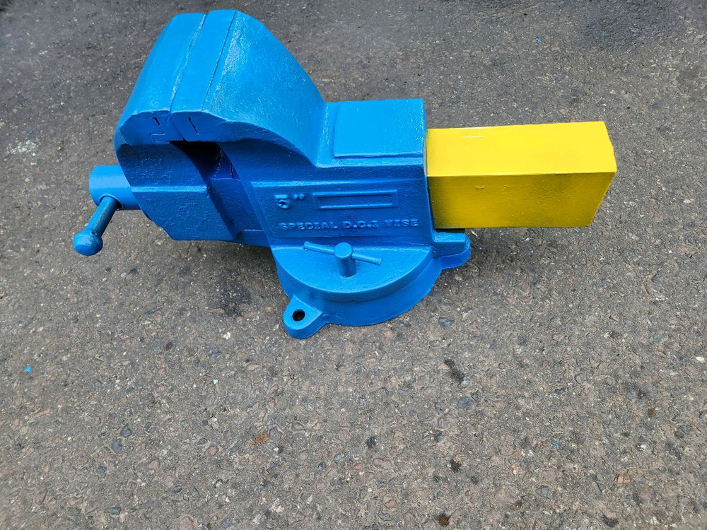 국산 용수 탁상바이스 5인치--4