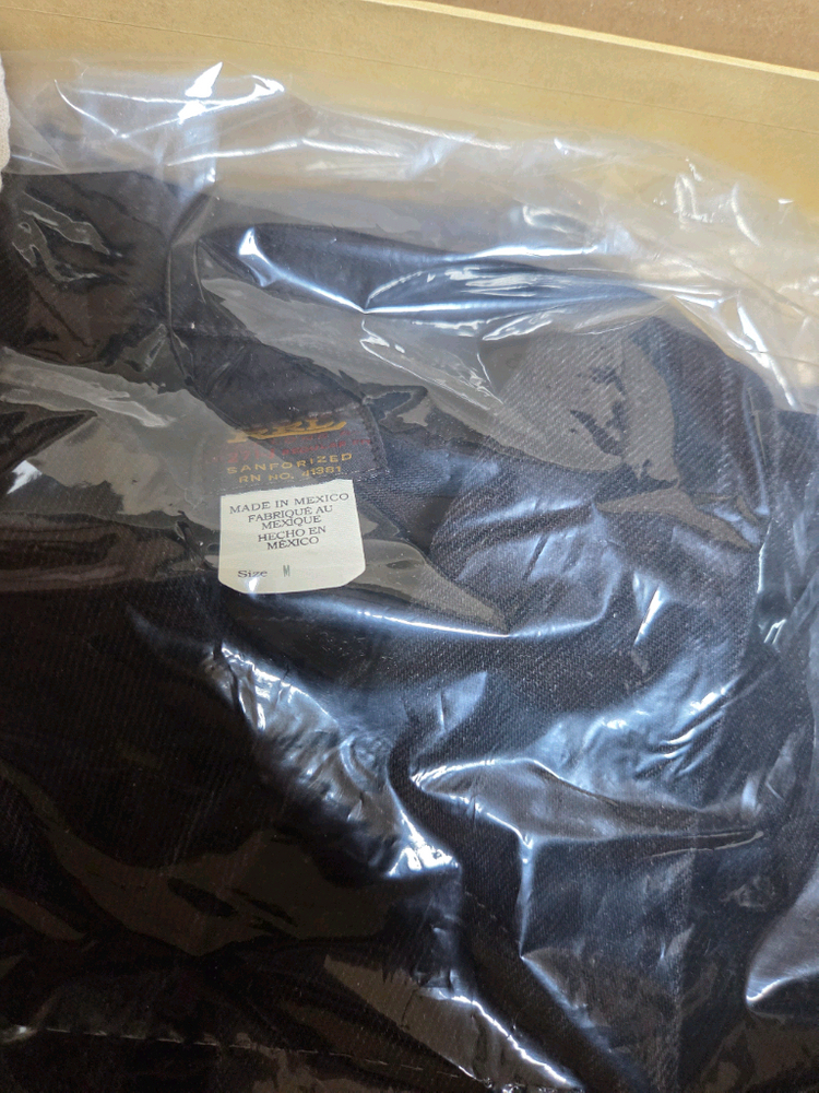 rrl 더블알엘 271 블랙 자켓 M 새상품--1