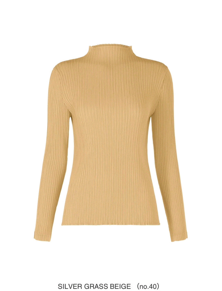 이세이미야케 해칭 실버그라스 베이지 자켓,탑,스커트--3