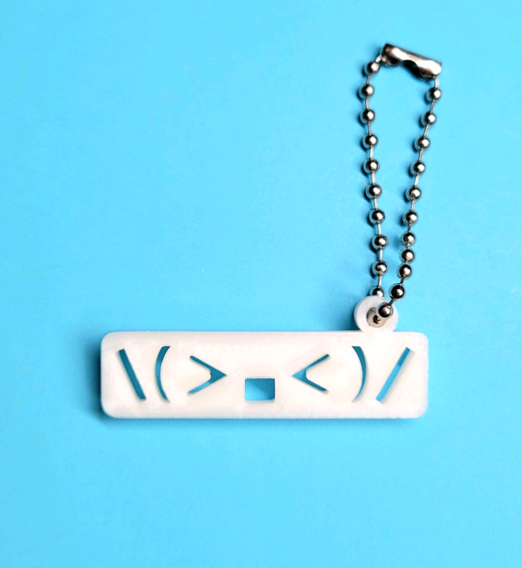 웃음 이모티콘 키링 키체인--2