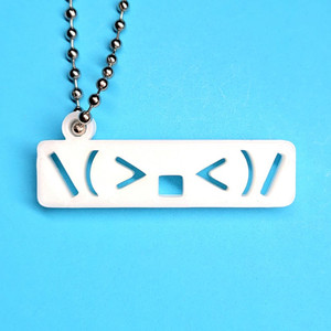 웃음 이모티콘 키링 키체인