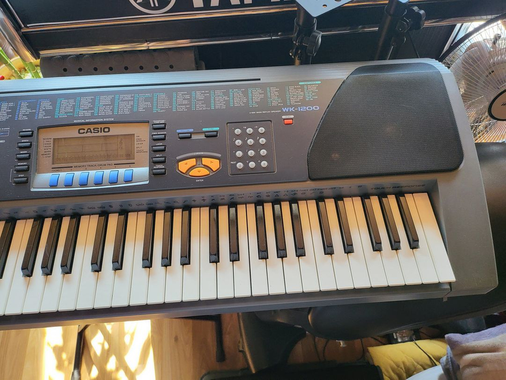 카시오 wk-1200 전자올겐 이미지