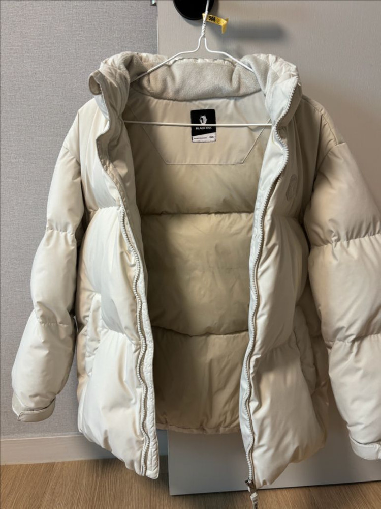블랙야크 다운패딩 155 아이보리--2