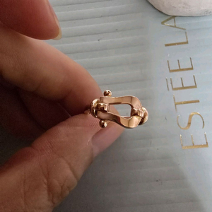 18k핑크골드 반지