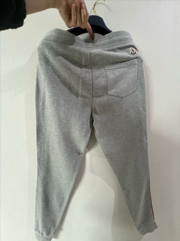 백화점구매 정품등록완료 몽클레어 남성 트레이닝 바지 M 회색 이미지