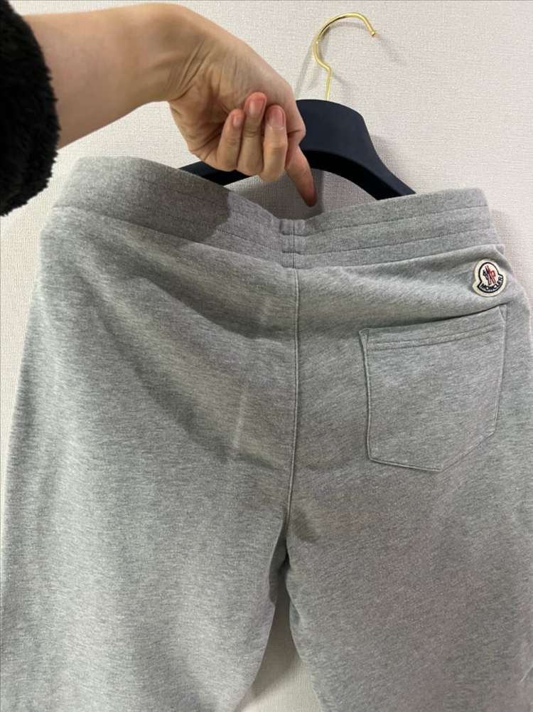 백화점구매 정품등록완료 몽클레어 남성 트레이닝 바지 M 회색 이미지