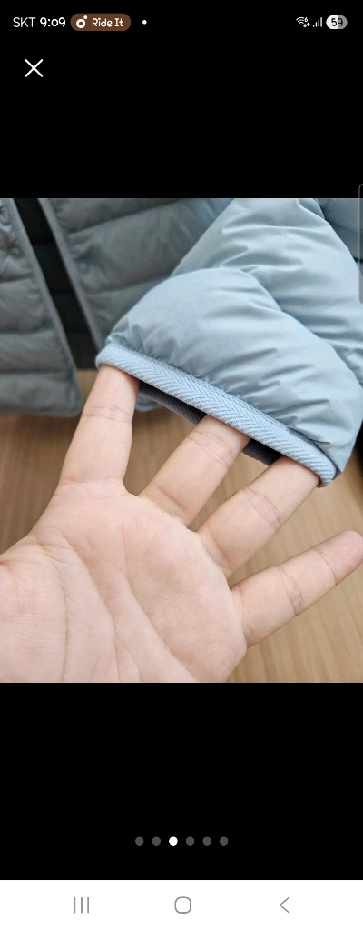 헤지스키즈 경량패딩 165 이미지