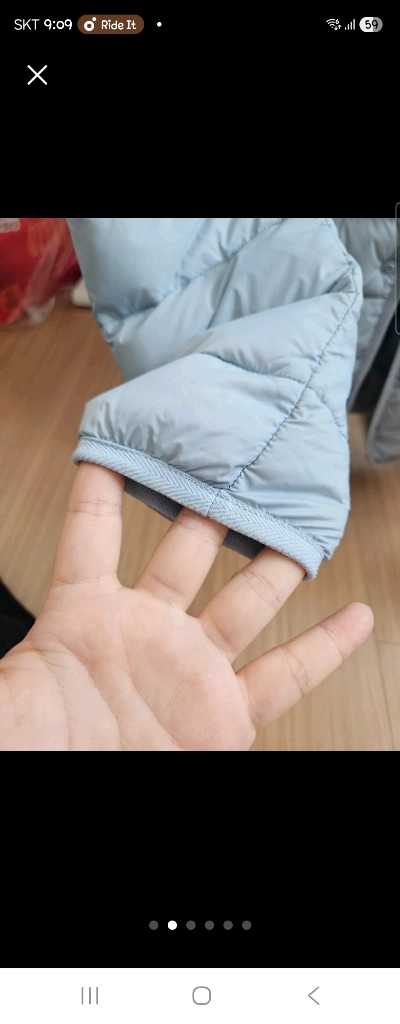 헤지스키즈 경량패딩 165 이미지