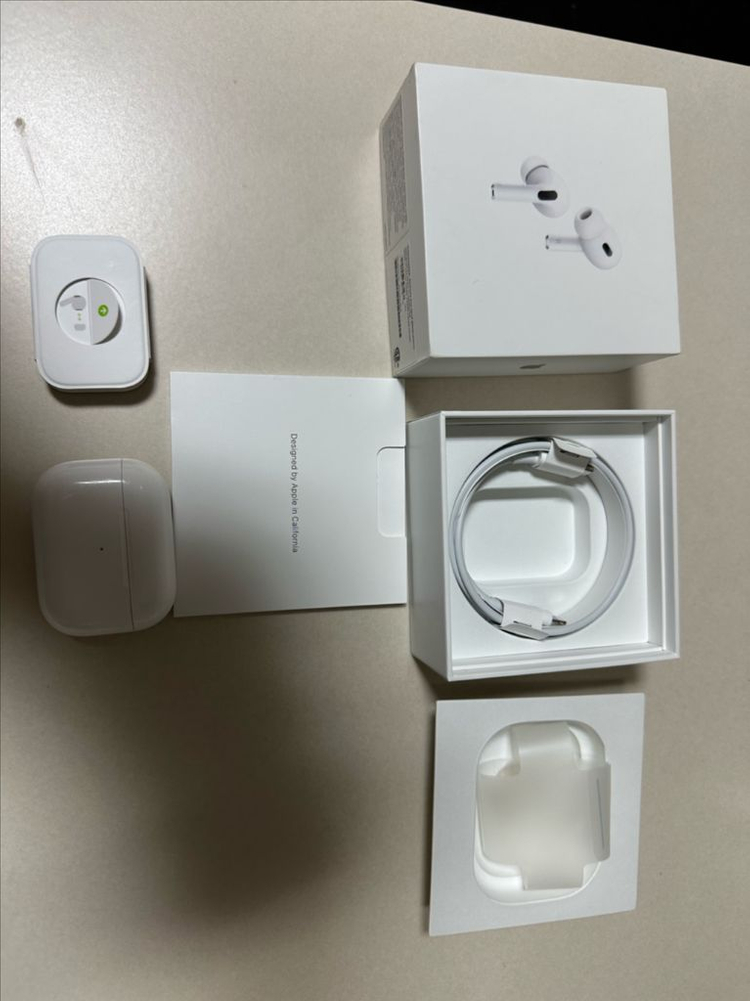 상태A급!!! 박스 풀구성)본체+ 왼쪽유닛 애플 에어팟 프로 2세대 8핀 충전 맥세이프 라이트닝 이미지