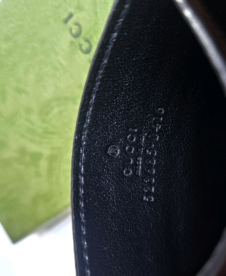 구찌 대장 금장 카드지갑 정품입니다 구성품 사진 참고해주세요--1