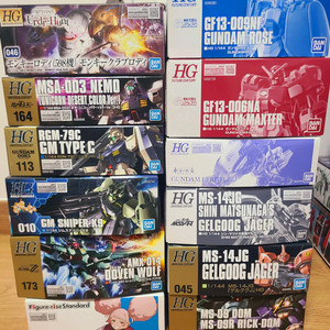 건담 HG 미개봉 일괄 판매합니다.