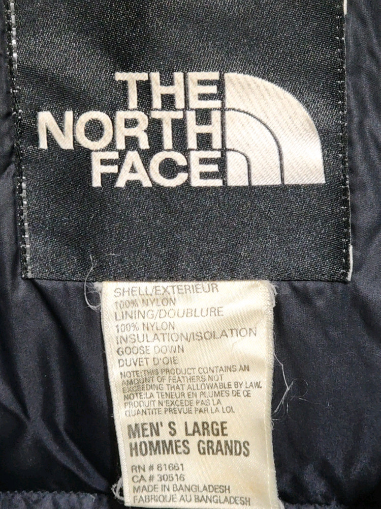 (XL) 노스페이스 거위털 눕시패딩 점퍼 블랙 700 구스다운 자켓--2
