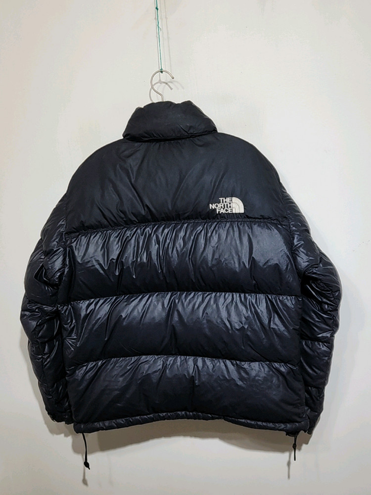 (XL) 노스페이스 거위털 눕시패딩 점퍼 블랙 700 구스다운 자켓--5
