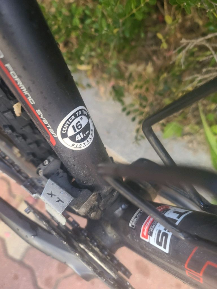 메리다 tfs 900 데오레 MTB 산악 자전거 16인치 프레임--7