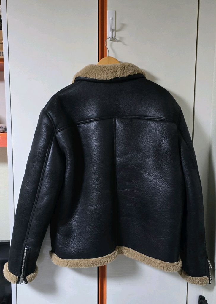 자라 무스탕 양털 자켓 L 100 (가죽 아닙니다)--1