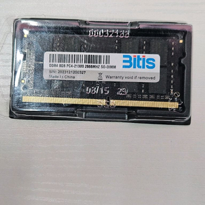 Bitis DDR4 2666 8GB 노트북용 램 판매합니다