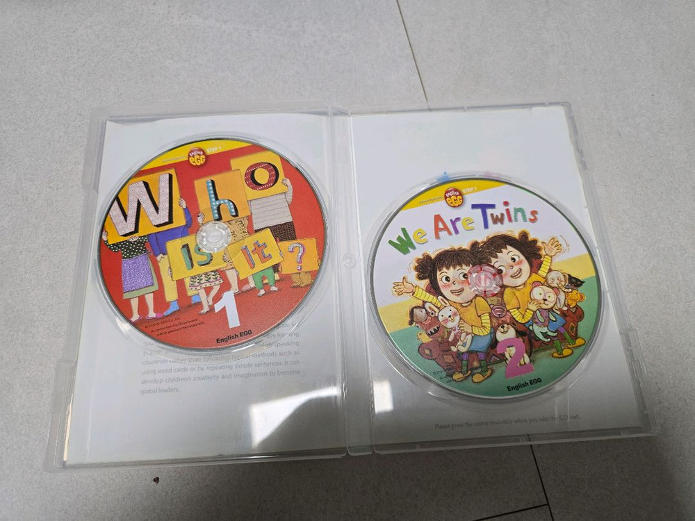 튼튼영어, 잉글리쉬에그 DVD/CD 샘플 5장--5
