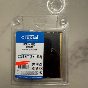 미개봉 ddr5 5600mhz 16gb x2 노트북 램 메모리 이미지