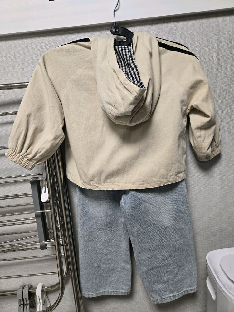 유아 봄잠바 및 청바지 100~110--11