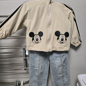 유아 봄잠바 및 청바지 100~110