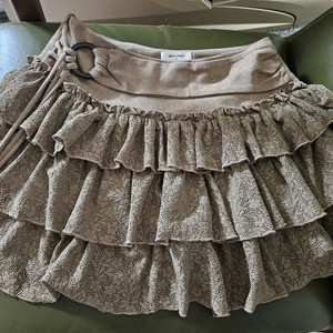 에스닉 벨트 포인트 레이스 캉캉 스웨이드