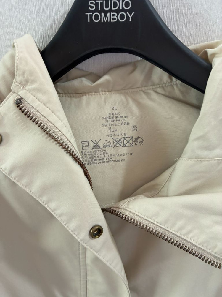 무인양품 봄자켓 XL 봄점퍼 유니클로 바람막이 코튼자켓--1