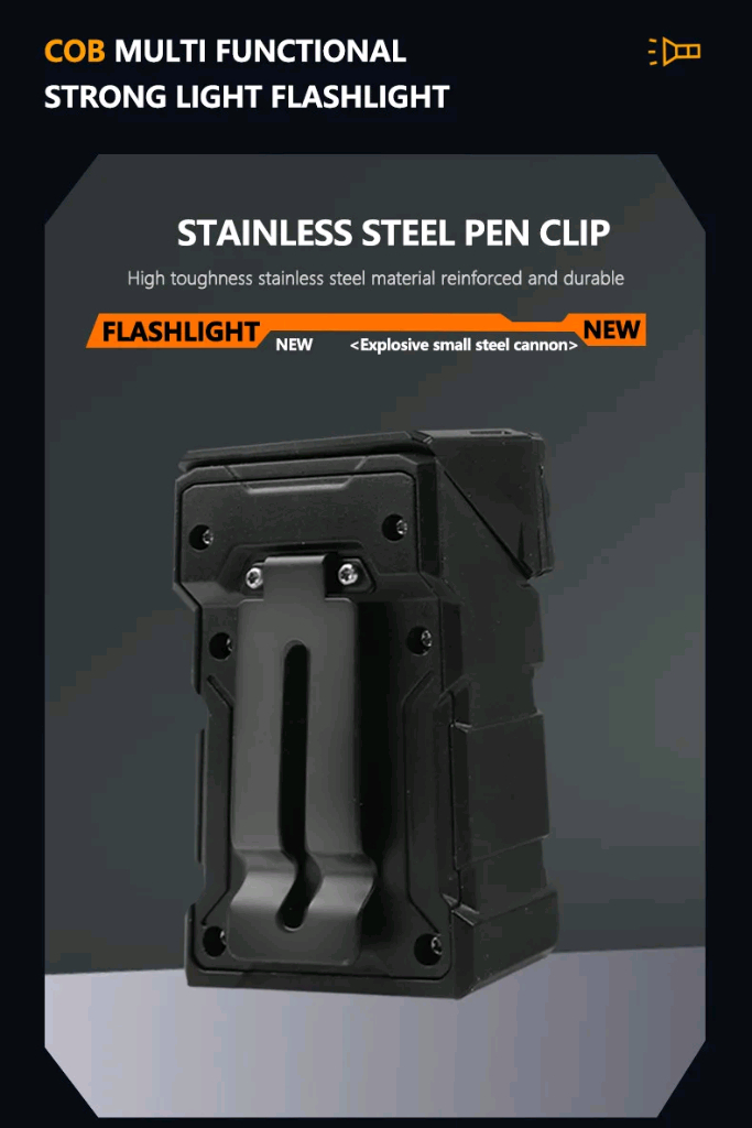 새상품)C충전고출력후레쉬 손전등점멸등 낚시캠핑 작업등--4