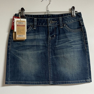 새상품 리바이스 레드탭 중청 데님 스커트 치마 미니스커트 S 이미지
