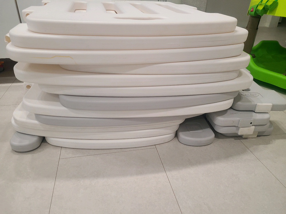 아기 알집 안전가드 울타리 베이비룸 안전 펜스 세트 문포 큰거 15개--2