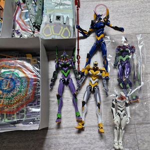 반다이 프라모델 에반게리온 rg 4종세트